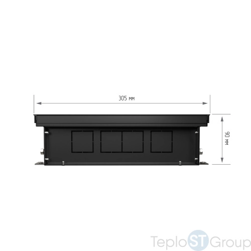 Конвектор внутрипольный Royal Thermo ATRIUM TURBO-90/300/2200-DG-U-DB - купить оптом с доставкой по России фото 5