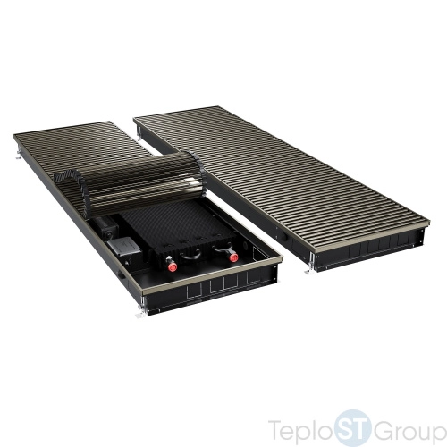 Конвектор внутрипольный Royal Thermo ATRIUM TURBO-80/400/2200-DG-U-LB - купить оптом с доставкой по России