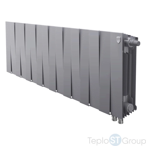 Радиатор Royal Thermo PianoForte 300 /Silver Satin - 16 секц. VDR - купить оптом у дилера TeploSTGroup по всей России ✅ ☎ 8 (800) 600-96-13