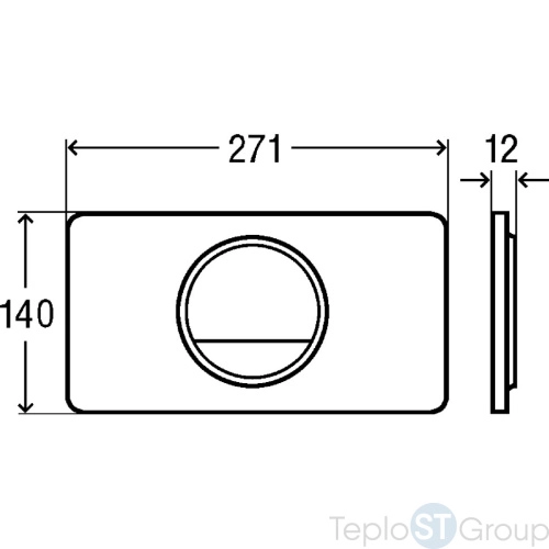 Кнопка смыва Viega Visign for Style 654498 белая - купить оптом у дилера TeploSTGroup по всей России ✅ ☎ 8 (800) 600-96-13 фото 2