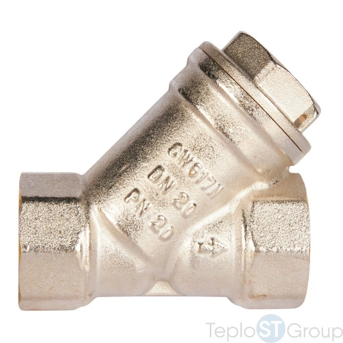 Rommer RFW-0001-000020 Rommer 3/4 Фильтр грубой очистки косой 500 мкр. - купить оптом с доставкой по России фото 5