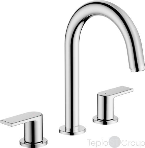 Смеситель для раковины Hansgrohe Vernis Shape на 3 отв (71563000) - купить с доставкой по России