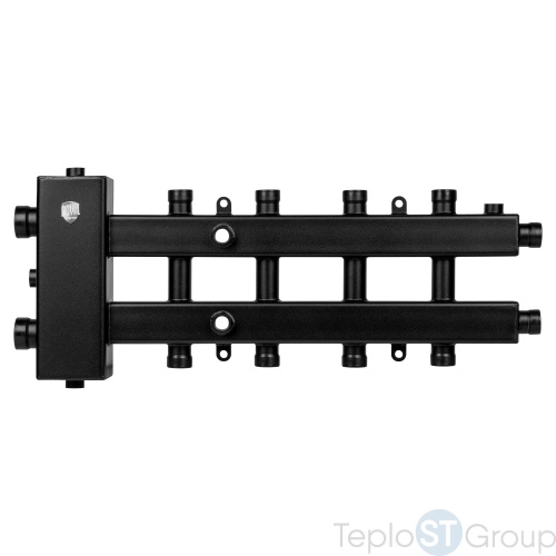 Блок коллекторный Royal Thermo на 4-5 вых. (сверху-снизу-сбоку) стрелка 60 кВт, с кронштейнами - купить оптом с доставкой по России фото 6