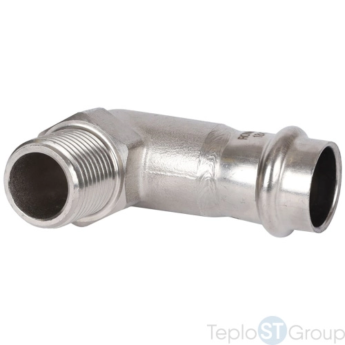 Rommer RSS-0010-001812 Rommer Угольник-переходник-НР, 18х1/2, из нержавеющей стали прессовой - купить оптом с доставкой по России фото 4