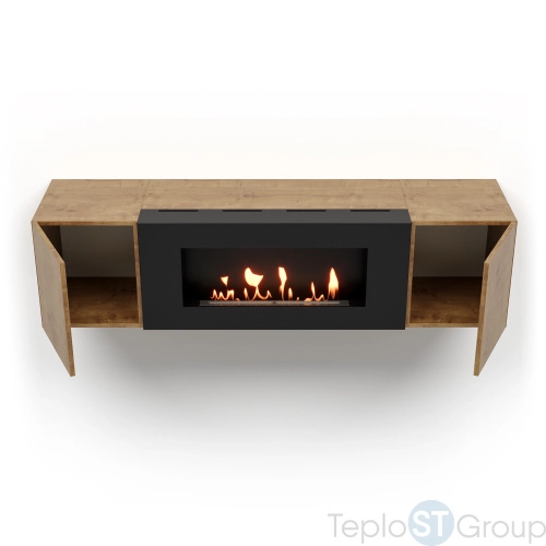 Тумба с биокамином Firelight BFP-P1600 дуб вотан - купить оптом с доставкой по России фото 7