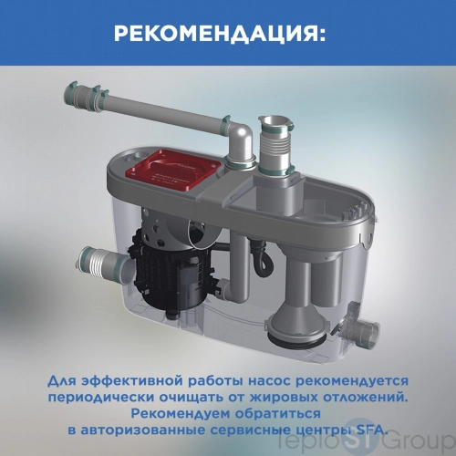 Канализационная установка SFA SANIACCESS PUMP - купить с доставкой по России фото 9