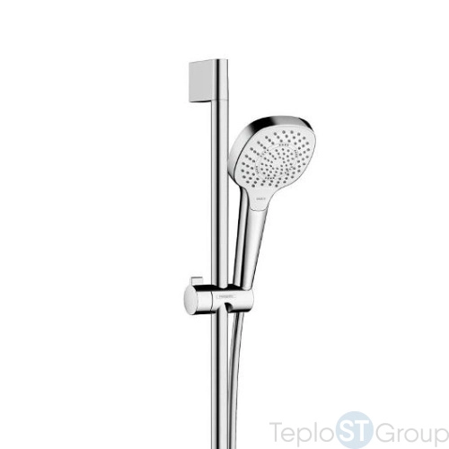 Душевой гарнитур Hansgrohe Croma Select E Multi 26580400 белый/хром - купить с доставкой по России фото 2