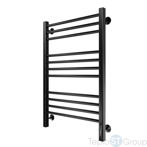 Полотенцесушитель Royal Thermo Stato black П11 500х800 электро (встроен. диммер) - купить оптом с доставкой по России