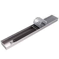 Rommer RCN2-1000-0826180 Rommer Конвектор внутрипольный RCN 80.260.1800 (Решётка роликовая, анодированный алюминий) - купить оптом с доставкой по России