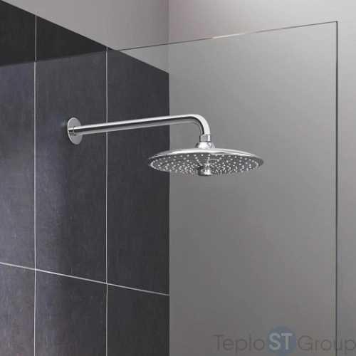 Верхний душ с душевым кронштейном 38 cм Grohe Euphoria 260 SmartControl 26459000 3 режима хром - купить оптом у дилера TeploSTGroup по всей России ✅ ☎ 8 (800) 600-96-13 фото 2