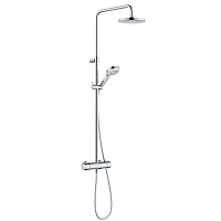 Душевая система KLUDI DIVE DUAL SHOWER SYSTEM 6807905-00 с термостатом - купить с доставкой по России