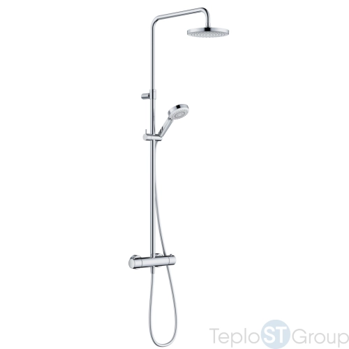 Душевая система KLUDI DIVE DUAL SHOWER SYSTEM 6807905-00 с термостатом - купить с доставкой по России