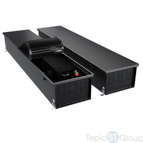 Конвектор внутрипольный Royal Thermo ATRIUM TURBO-190/300/2900-DG-U-BL - купить оптом с доставкой по России