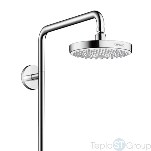 Душевая стойка Hansgrohe Croma Select S 27253400, Showerpipe 180 2jet с термостатом, белый/хром - купить с доставкой по России фото 2