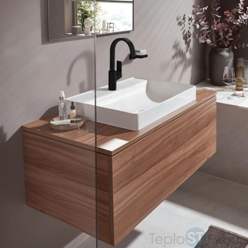 Смеситель для раковины Hansgrohe Vivenis 75032670, матовый черный - купить с доставкой по России фото 5