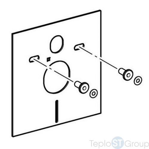Звукоизолирующая прокладка для унитаза, биде Geberit 156.050.00.1 - купить с доставкой по России фото 4