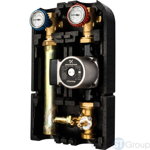 Stout SDG-0003 Насосная группа со смесителем 1"с насосом Grundfos UPSO 25-65 - купить с доставкой по России фото 2