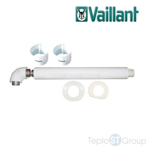 Комплект коаксиального дымохода Vaillant DN Ø60/100 - 1 м арт. 0020188791 - купить с доставкой по России