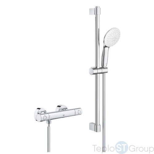 Термостат для ванны Grohe Grohtherm 800 Cosmopolitan 34768001 с душевым гарнитуром - купить оптом у дилера TeploSTGroup по всей России ✅ ☎ 8 (800) 600-96-13