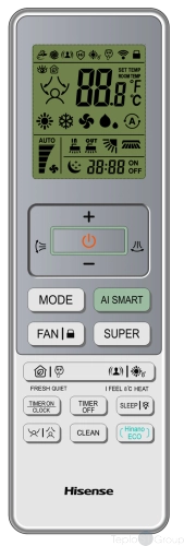 Инверторная сплит-система Hisense VISION PRO SUPERIOR DC Inverter AS-13UW4RXVQH01 (комплект) - купить оптом с доставкой по России фото 10