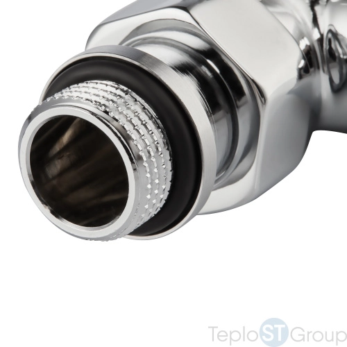 Набор термостатический для радиатора осевой Royal Thermo Design Pro 15 мм М30х1,5 (Хром) - купить оптом с доставкой по России фото 9