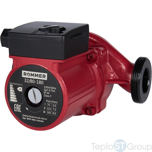Циркуляционный насос Rommer 32/80-180 - купить оптом с доставкой по России