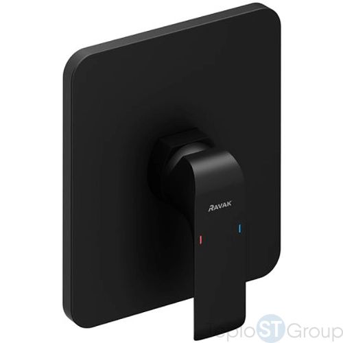 Смеситель для душа Ravak Flat Black FL 066.20 X070180 черный матовый - купить с доставкой по России