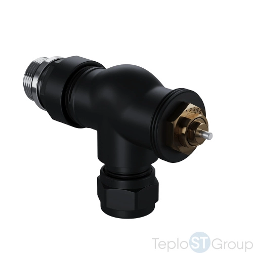 Набор термостатический осевой Royal Thermo Design Pro 15мм М30х1,5 (Черный) - купить оптом с доставкой по России фото 7