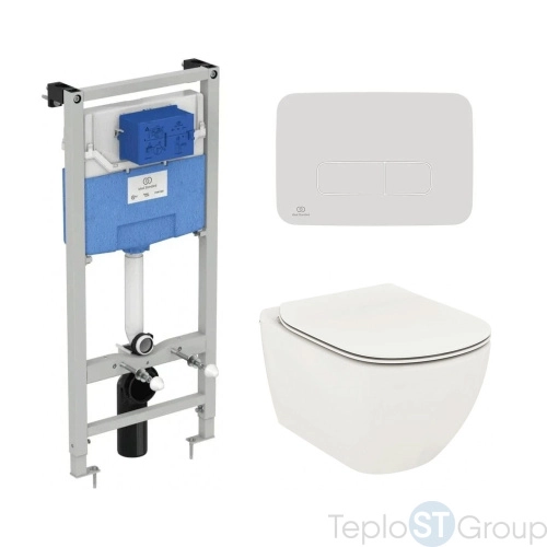 Подвесной унитаз с инсталляцией Ideal Standard T3868V1/123AC - купить оптом с доставкой по России