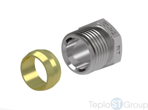 Концовка Royal Thermo для монтажной трубки 1/2\ - купить оптом с доставкой по России