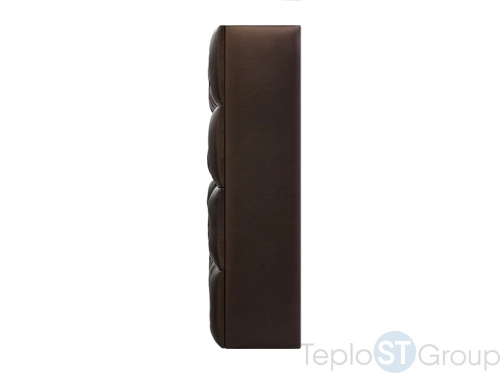 Каминокомплект: Очаг Electrolux EFP/P-3020LS с порталом Firelight Crystal 30 тёмная экокожа - купить оптом с доставкой по России фото 3