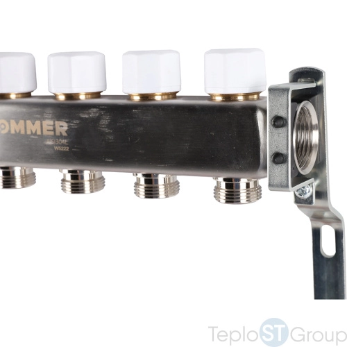 Rommer RMS-1200-000006 Rommer Коллектор из нержавеющей стали с расходомерами 6 вых. - купить оптом у дилера TeploSTGroup по всей России ✅ ☎ 8 (800) 600-96-13 фото 10