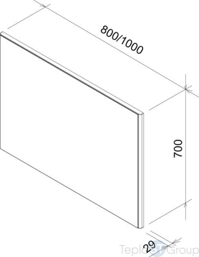 Зеркало Ravak Ring 1000 X000000777 - купить оптом с доставкой по России фото 8
