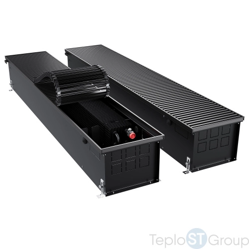 Конвектор внутрипольный Royal Thermo ATRIUM TURBO-190/250/1700-DG-U-BL - купить оптом с доставкой по России