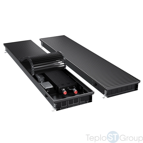 Конвектор внутрипольный Royal Thermo ATRIUM TURBO-80/300/1600-DG-U-BL - купить оптом с доставкой по России
