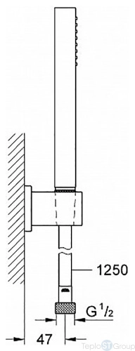 Душевой набор GROHE Euphoria Cube 27702000 - купить оптом у дилера TeploSTGroup по всей России ✅ ☎ 8 (800) 600-96-13 фото 3