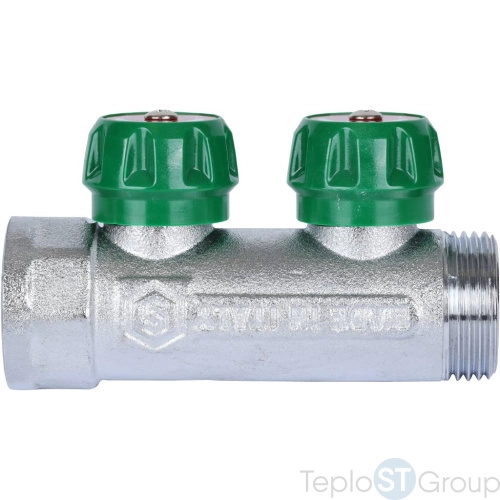 Stout SMB-6850-013402 коллектор регулирующий 1 , 2 отвода 3/4 ЕК - купить оптом у дилера TeploSTGroup по всей России ✅ ☎ 8 (800) 600-96-13 фото 7