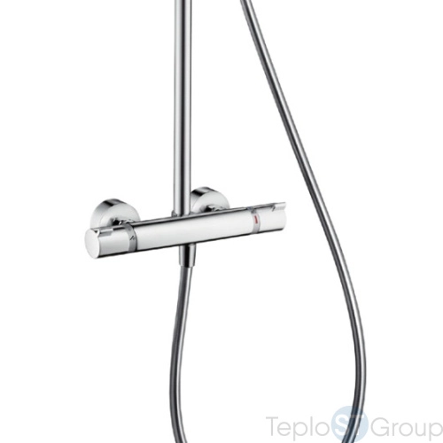 Душевая система Hansgrohe Raindance Select S 27129000 240 мм 2jet Showerpipe, ½’ хром - купить с доставкой по России фото 6