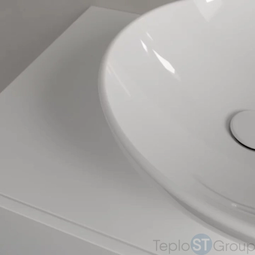Раковина накладная Villeroy & Boch Loop & Friends 45 4A460001 белая - купить оптом с доставкой по России фото 2