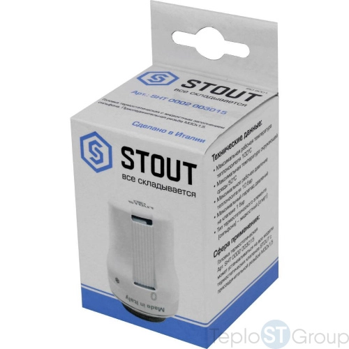 Stout SHT Головка термостатическая, жидкостная M30x1,5 - купить оптом с доставкой по России фото 6