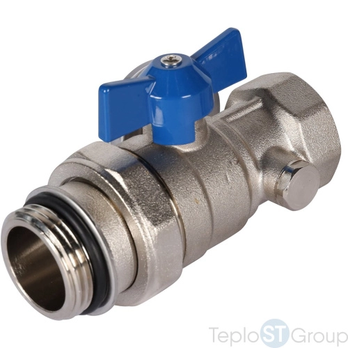 Rommer RMS-1001-030001 Rommer Комплект прямых шаровых кранов с термометрами 1” - купить с доставкой по России фото 7