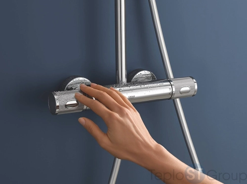 Душевая система GROHE Euphoria 260 27296003 с термостатом для душа хром - купить оптом у дилера TeploSTGroup по всей России ✅ ☎ 8 (800) 600-96-13 фото 8