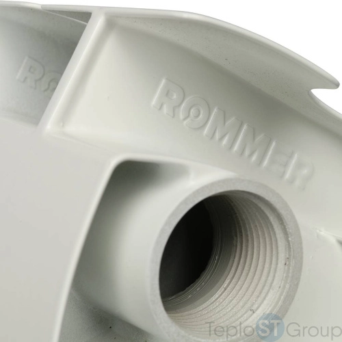 Rommer Plus 200 Plus 200 10 секций радиатор алюминиевый (RAL9016) - купить с доставкой по России фото 4