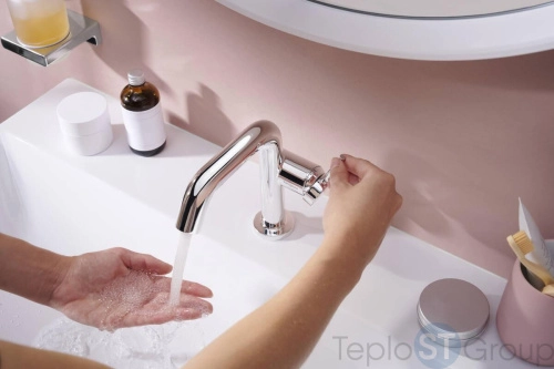 Смеситель для раковины Hansgrohe Tecturis S 73320000 хром - купить с доставкой по России фото 6