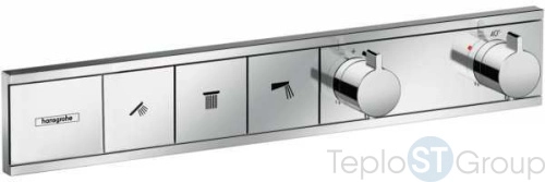 Термостат для душа Hansgrohe RainSelect 15381000, хром - купить с доставкой по России