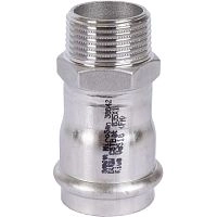 Sanha 9243G пресс-фит. нерж.сталь, ниппель перех.ВПр-НР, 35x1 - купить оптом с доставкой по России