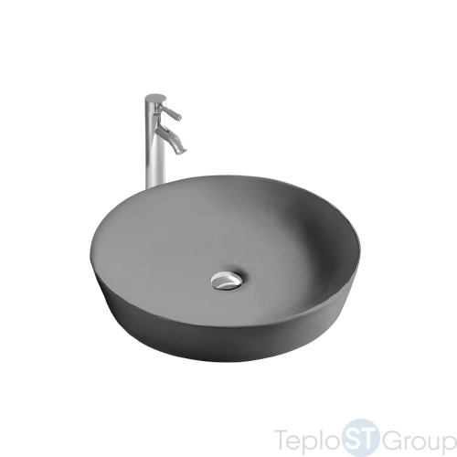 Раковина накладная Aquatek ЕВРОПА AQ5558-MG для установки на столешницу 415*415*135мм, цвет серый матовый - купить оптом с доставкой по России