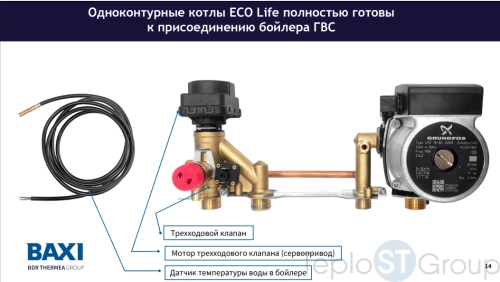 Котел газовый Baxi ECO LIFE 24 F настенный двухконтурный - купить оптом у дилера TeploSTGroup по всей России ✅ ☎ 8 (800) 600-96-13 фото 4