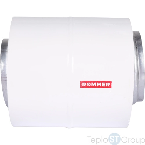 Rommer RCA-6010-240100 Начальный участок вертикальный коакс. 60/100 (Bosch, Buderus, Navien S/C/E, Baxi ECO Nova/Classic, Baltur, Лемакс, Fondital ) в комплекте фланец - купить с доставкой по России фото 2