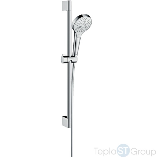 Душевой гарнитур Hansgrohe Croma Select S Multi 26560400 со штангой 65 см, белый/хром - купить с доставкой по России